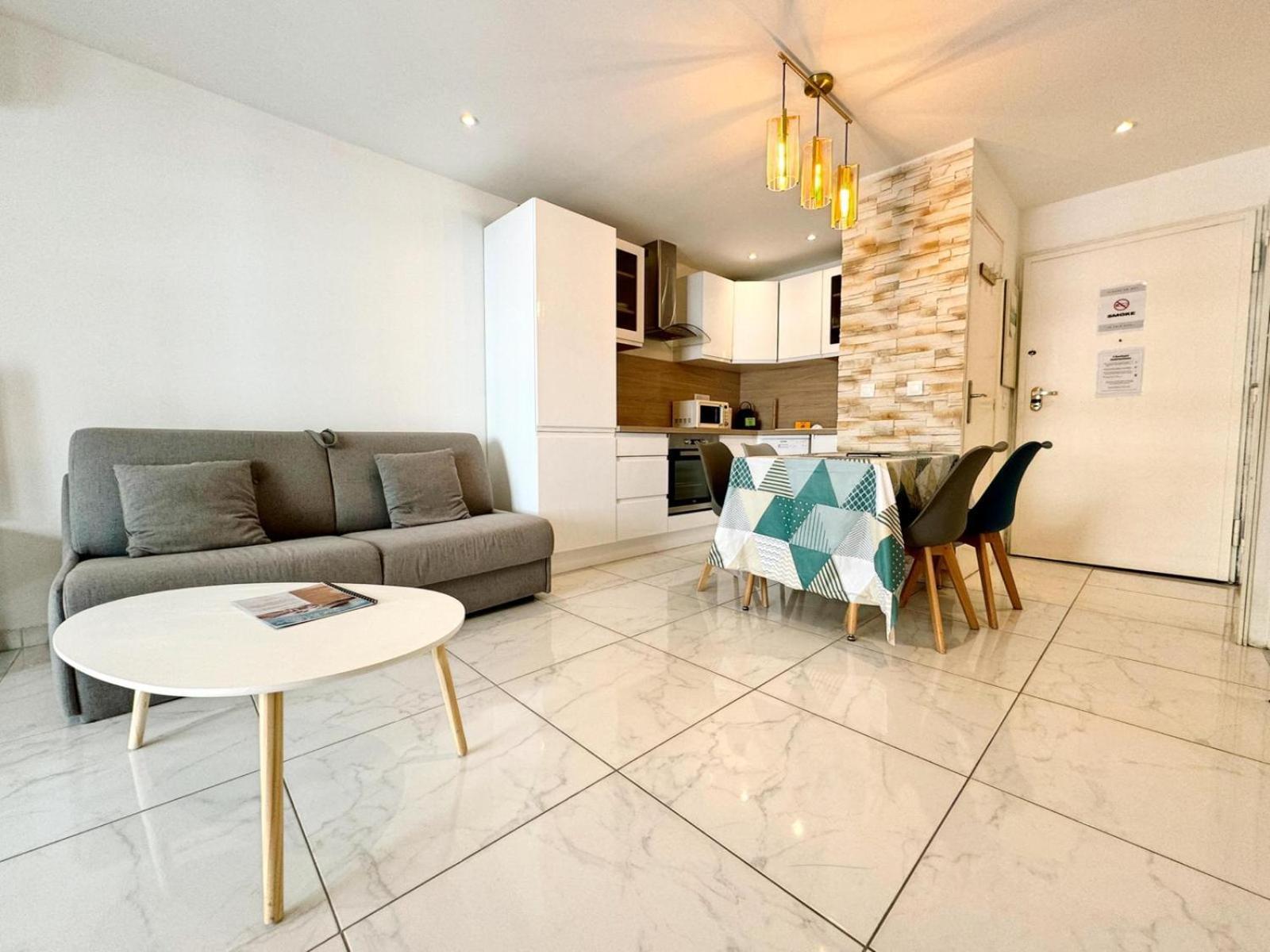 Villa D'Este - Apt 4 Prs - Clim - 300M Plage - Piscine-Parking En Option Juan-les-Pins Buitenkant foto